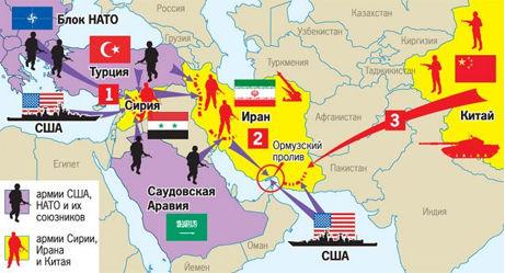 Стратегическим ответом Ирана будет наступление сухопутных войск на Голанские высоты и блокада Ормузского пролива.
