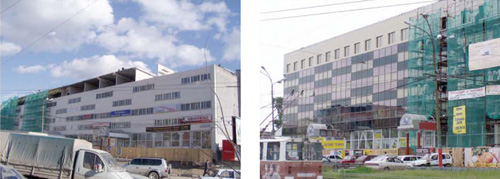 Надстройка торгового комплекса