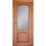 Межкомнатная дверь из натурального дерева Альтена остекленная