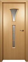 Межкомнатная дверь Краснодеревщик, Модель 204 Темный классический орех, Белый Стекло художественное в Екатеринбурге