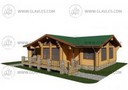 Строительство деревянных домов из лафетного бруса: Проект дома Михр Профилированный брус 162 кв. м