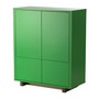 Шкаф с 2 ящиками, зеленый