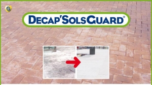 Средство для чистки сильнозагрязненных тротуарных покрытий DECAP’SOLS GUARD - 1 литр