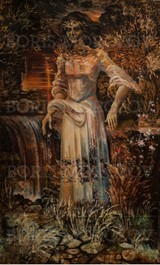 Картина «Берегиня» холст масло 1997г - Постеры на холсте, репродукции картин, плакаты