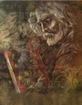 Картина «Реставратор»: бумага, акварель 1998г - картины художника Бориса Морозова