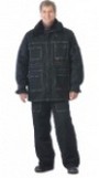 Костюм «АЛЬПАК»: куртка дл.,брюки (полотно палаточное, ватин) чёрный - низкая цена в интернет-магазине