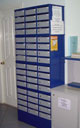 Шкафы почтовые 4-х секц размер 190х350х585 мм