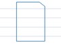 Карман плоский А4 со скошенным уголком 0,5, с двухсторонним скотчем, арт. 7-3,  225*310