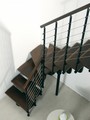 Комбинированная лестница из бука ЛС-215 м