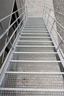 Каркас металлической лестницы К-5 П-образная с забежными ступенями