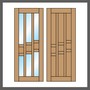 Двери межкомнатные деревянные со стеклом