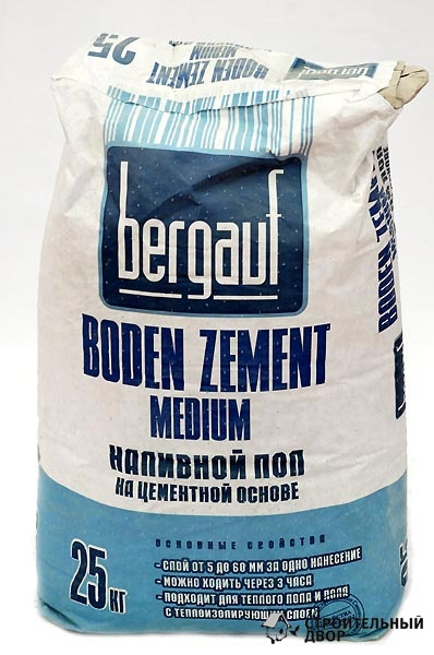   Bergauf Boden Zement Medium, 25 