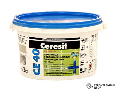 Затирка Ceresit CE40 темно-коричневая эласт. водоот, 2 кг
