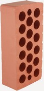 Кирпич пустотелый утолщенный лицевой красный с утолщенной стенкой Меакир М-125, М-150, М-175 - низкая цена в Екатеринбурге
