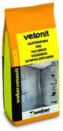     .    1  (weber. vetonit Deco  1 white), 2 