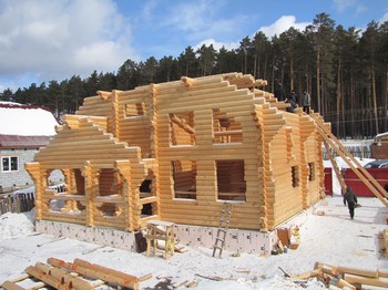 Дома из бревна под ключ в Екатеринбурге - Строительство деревянных домов