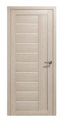 Дверь межкомнатная APOLLO DOORS F6, стекло матовое, цвет лиственница светлая, остекленная