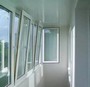 Теплое остекление балконов и лоджий Энергосберегающий стеклопакет, распашные створки