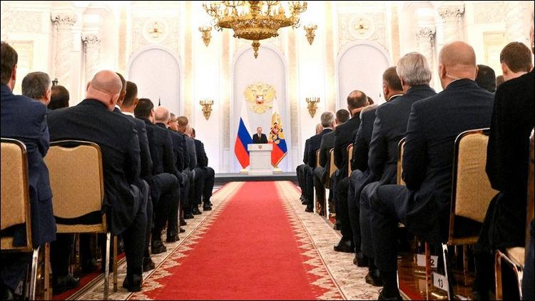 выступление Путина на присоединении днр, лнр, херсона и запорожья