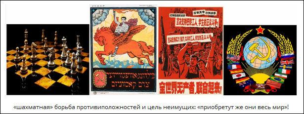 «шахматная» борьба противиположностей и цель неимущих: «приобретут же они весь мир»!
