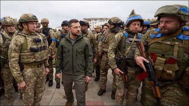 зеленский и горы трупов за лиман
