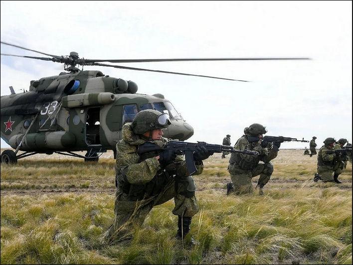 российские военные на украине
