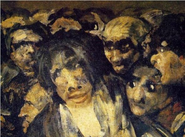 Франсиско Хосе де Гойя-и-Лусьентес. Большой козел или шабаш ведьм. 1823