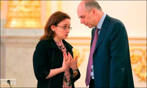 Антон Силуанов и Эльвира Набиуллина