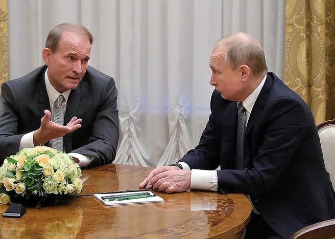 Путин и Медведчук, встреча
