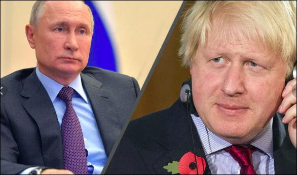 Владимир Путин и Борис Джонс