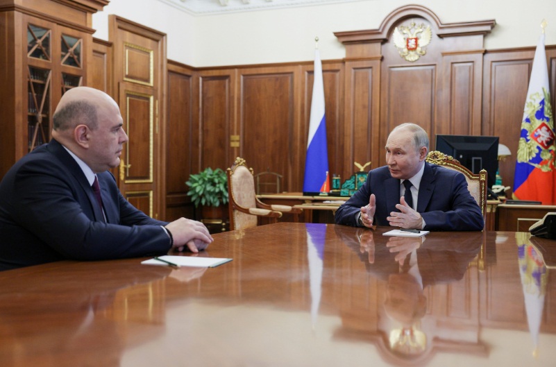 Путин переназначил Михаила Мишустина премьер-министром России