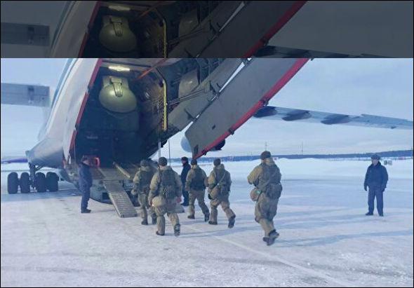 военные одкб вылетают в казахстан