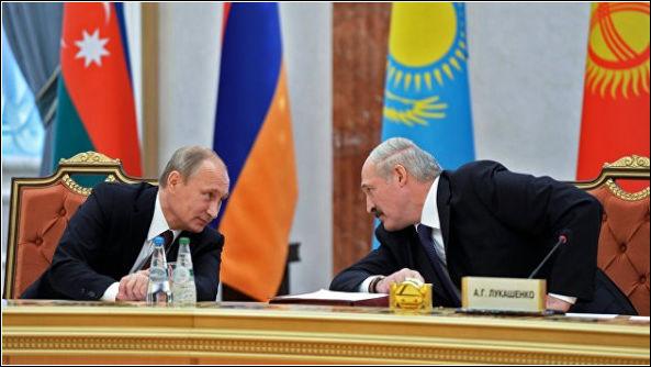 Путин и Лукашенко