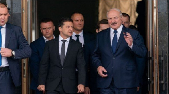 В.Зеленский, А.Лукашенко и Парад Победы