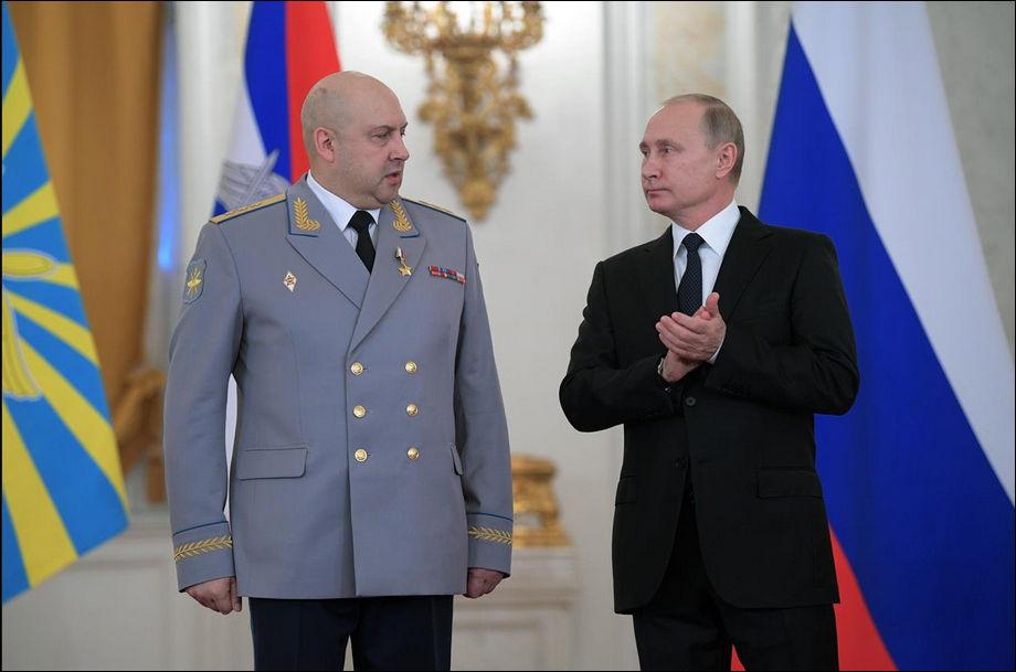 Путин и Суровикин, назначение 