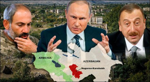 Путин, Пашинян и Алиев