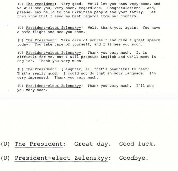 Стенограмма первого разговора Трампа с Зеленским. Полный текст на русском