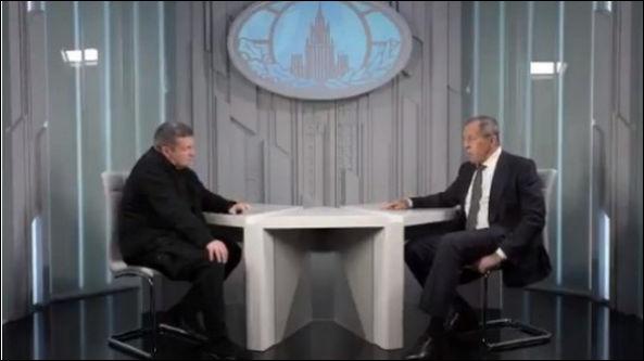 Владимир Соловьев и Сергей Лавров