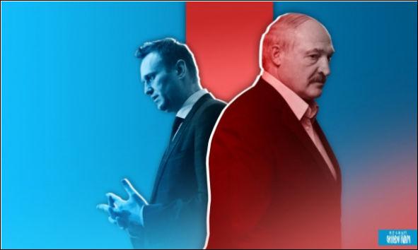Навальный и Лукашенко