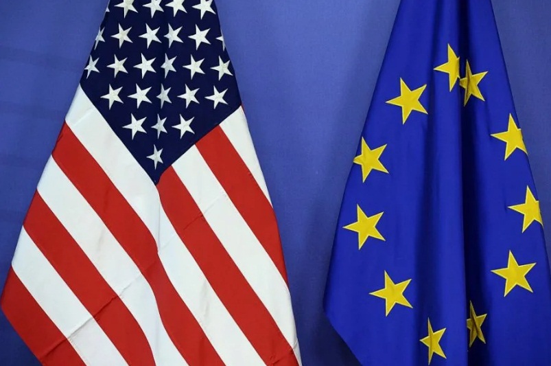 флаги сша и ес