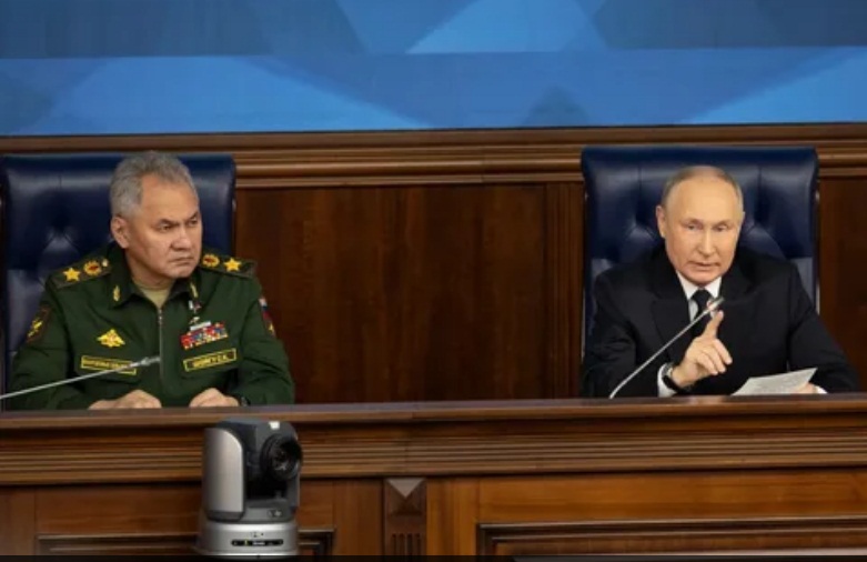 Выступление Владимира Путина на расширенном заседании коллегии Минобороны