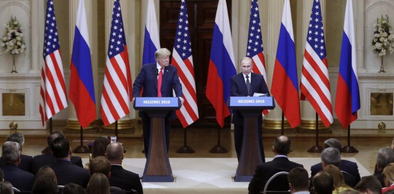 Путин и Трамп 2018
