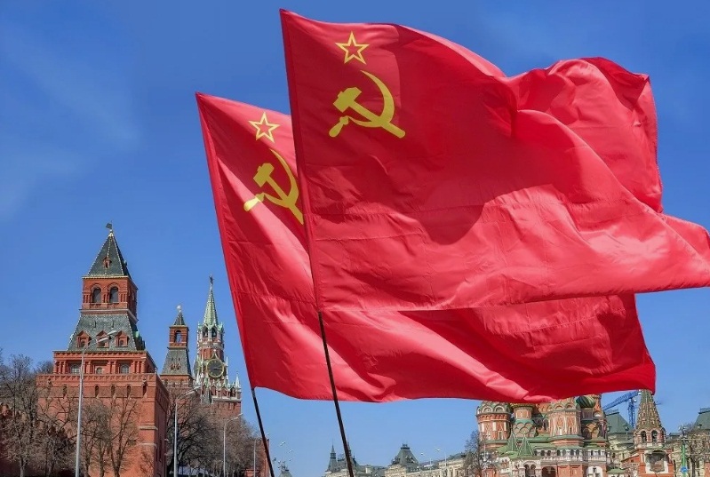 флаг красный ссср