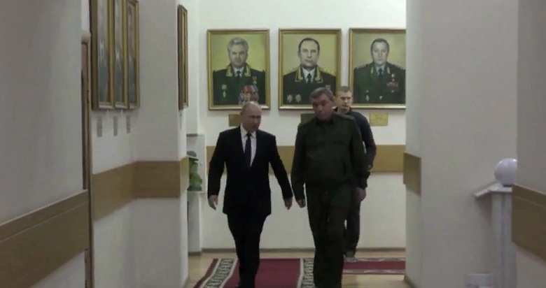поездка Путина в штаб СВО