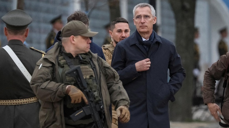 генеральный секретарь НАТО Йенс Столтенберг в киеве