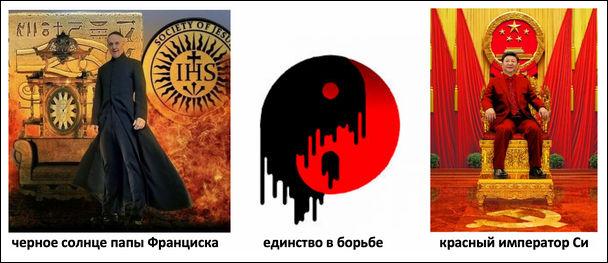 Концепцию черных олицетворяет пришедший к власти в 2013 году Папа Римский иезуит Франциск