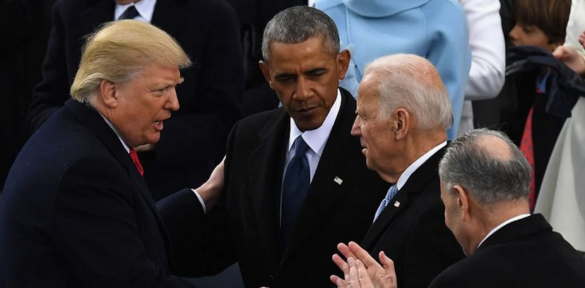 трамп, байден и обама